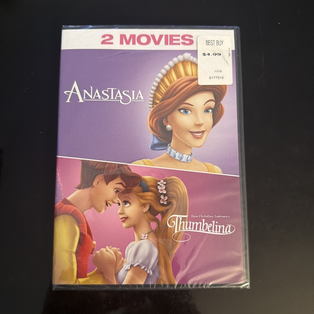Anastasia /Thumbelina DVD 2 Pack (2017) Brand New Sealed